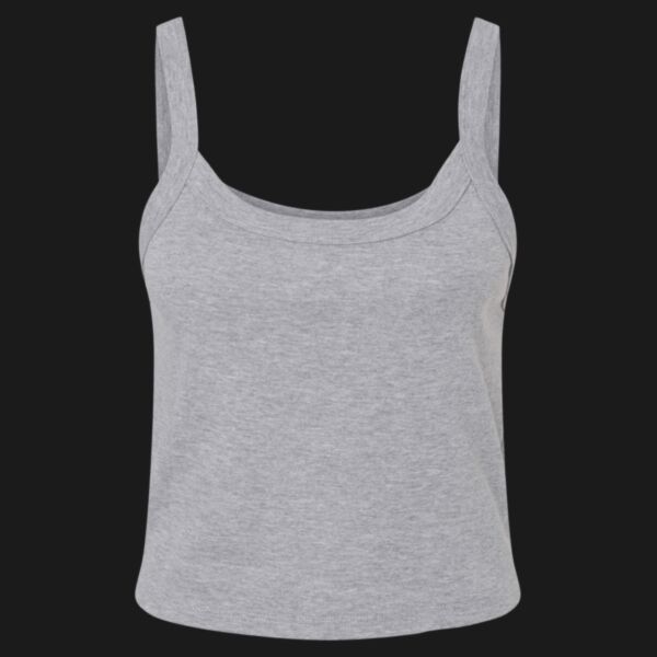 Women's Micro Rib Spaghetti Strap Tank Thumbnail