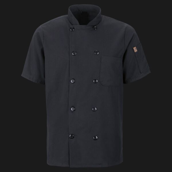 Mimix™ Short Sleeve Chef Coat with OilBlok Thumbnail