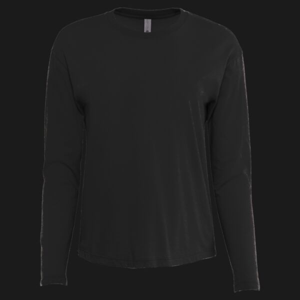 Women's Cotton Relaxed Long Sleeve T-Shirt Thumbnail