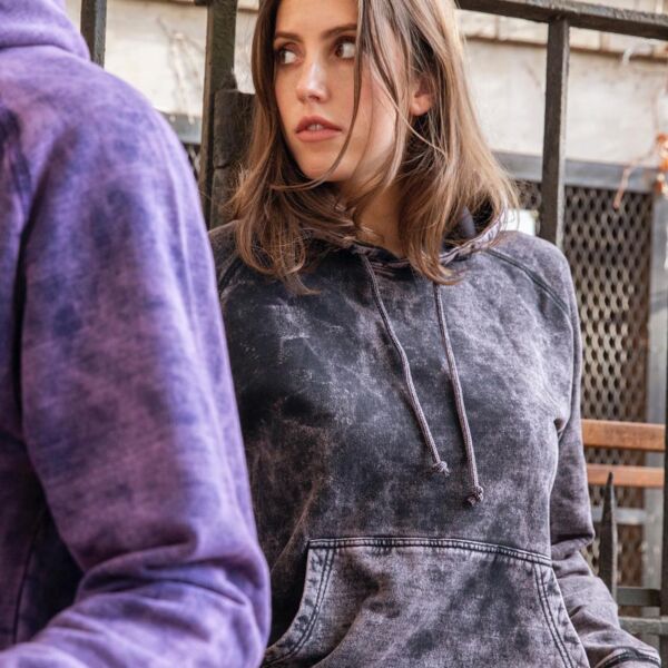 Unisex Vintage Raglan Hooded Sweatshirt Thumbnail