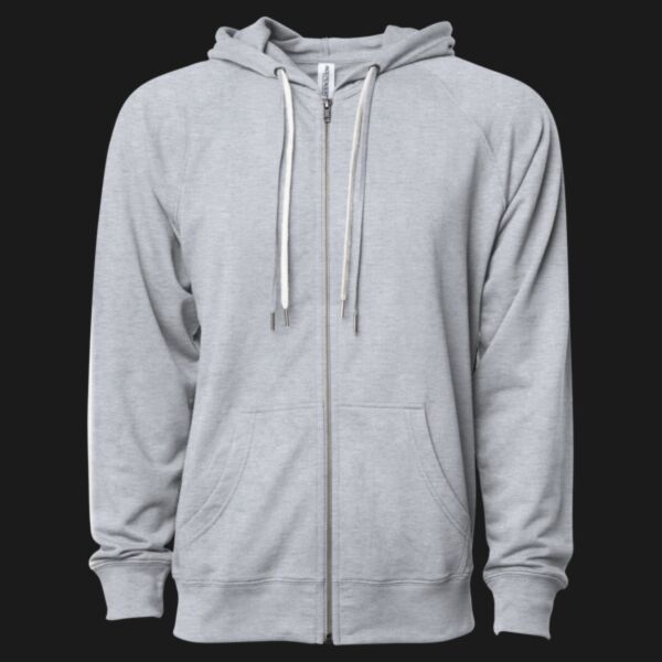 Icon Lightweight Loopback Terry Full-Zip Hooded Sweatshirt Thumbnail